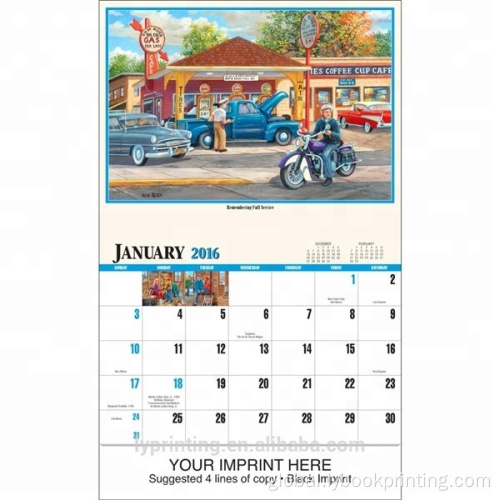 Custom Desk Pad Calendar Custom printable folding desk pad calendar printing Factory